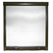 Zanzariera a Rullo per Finestre in Alluminio  Marrone 100x170 cm