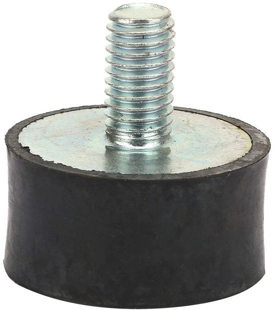 Supporti in gomma - 4 pezzi M8 - Dampened silenciatori - Gestione del rumore - Riduzione shock - Per compressori d'aria