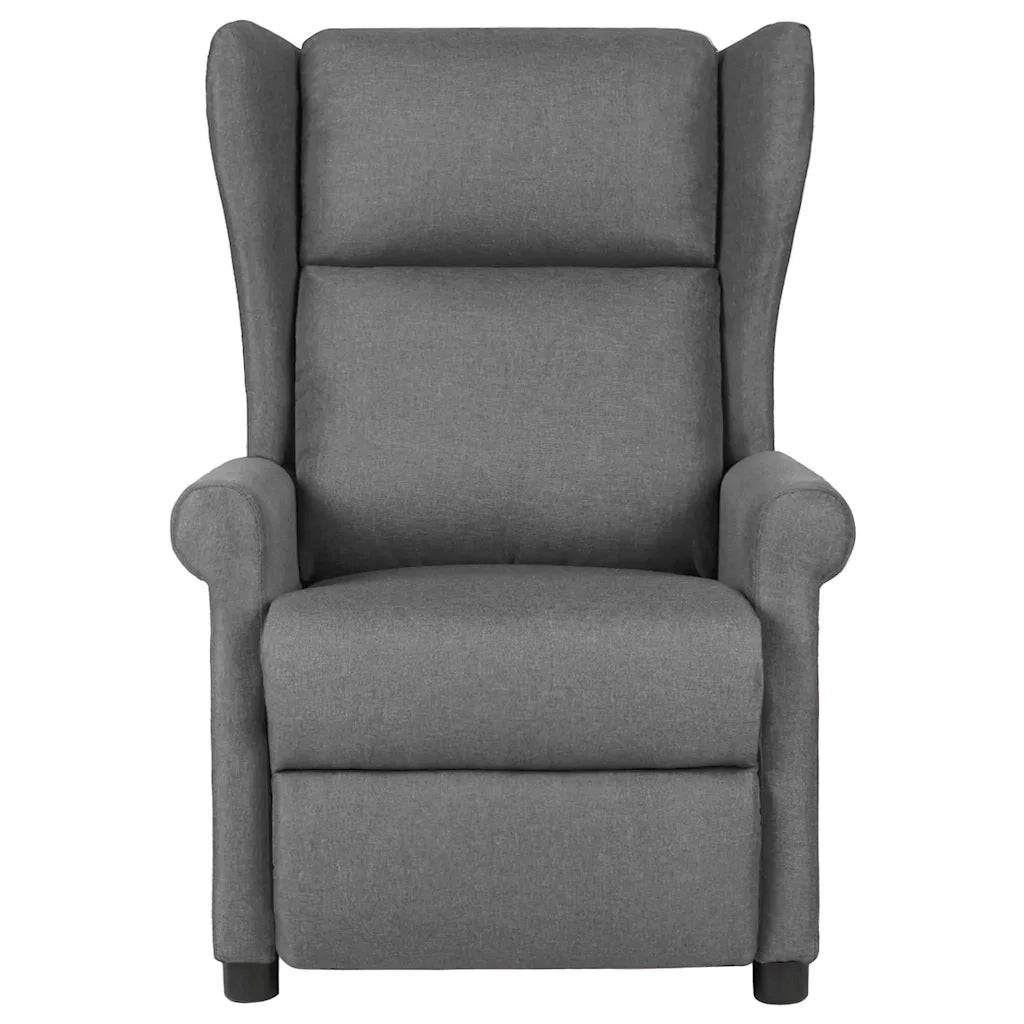 Divano Sedia-Poltrona Massaggiante in Tessuto Grigio Chiaro 565278