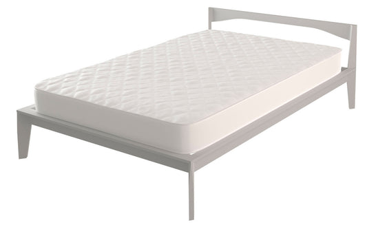 Coprimaterasso Impermeabile 1 Piazza e Mezzo in Poliestere 120 gr/mq Safe  Bianco