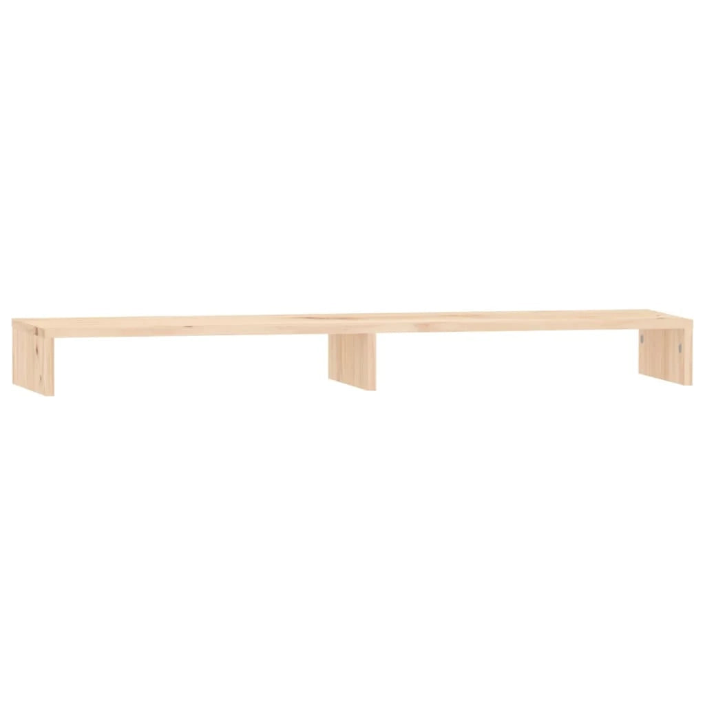 Supporto per monitor 100 x 27 x 10 cm in legno massello di pino 02_0004436