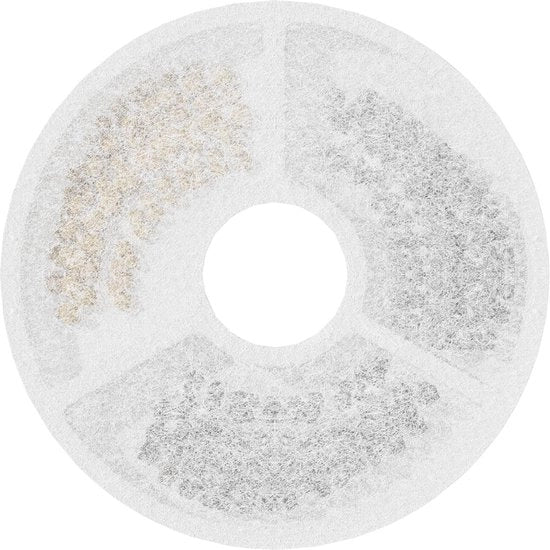 Filtro per Fonte Acqua per Gatti 3 Mesi di Previsione - Confezione per una Lunga Durata di Freschezza 6 Filtro Originali + 6 Pompe d'Acqua - Spugna per Filtro per Fonte Acqua per Cani FEELNEEDY FN-W23