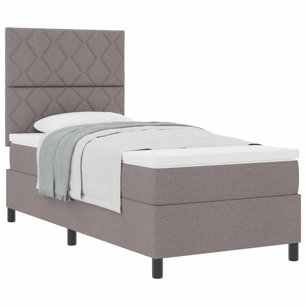 Letto a molle con materasso Talpa 90 x 200 cm Tessuto 3339438