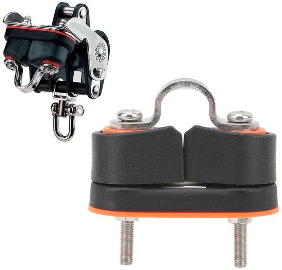 Cleat di camma - Cleat a coda di rondine - Alta resistenza nylon - Piccola dimensione