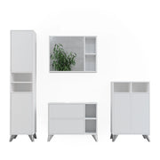 Vicco Set di mobili da bagno Bianco Set 4