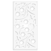 AUTUMN - Pannello in PVC traforato - Parasole Misura: 50x150 cm, Colore: bianco