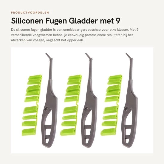 Fugagomma in Silicone con 9 Forme di Giunzione