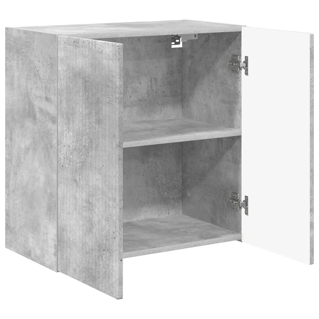 Mobile TV da parete Grigio cemento 59,5 x 31 x 60 cm 892352