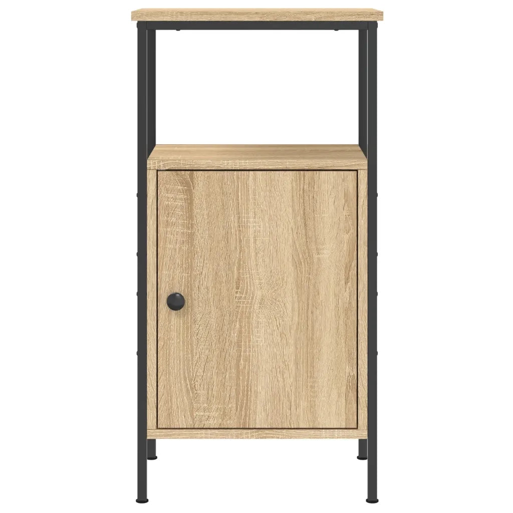 Comodini 2pz Rovere Sonoma 41x31x80 cm in Legno Multistrato 825926