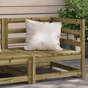 Divano Angolare da Giardino-Sofa da giardino 70x70x67 cm Legno Pino Impregnato