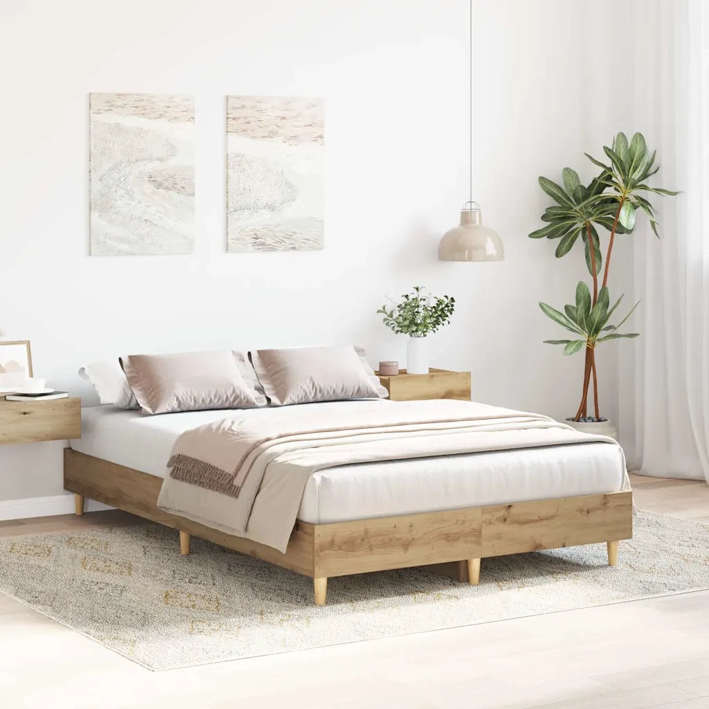 Giroletto senza Materasso Rovere Artigianale 135x190 cm 861074