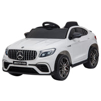 Macchina Elettrica per Bambini 12V con Licenza Mercedes GLA 45 AMG Bianca