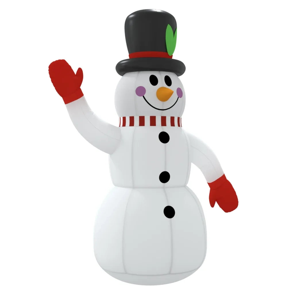 Pupazzo di Neve Gonfiabile con LED 120 cm CFW6087653