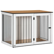 Casetta per cani grande ¨C zephmum ¨C 106x60x76 cm bianco legno