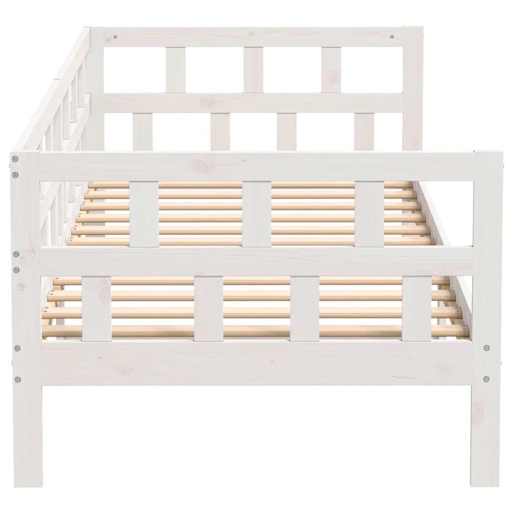 Dormeuse Bianca in Legno Massello di Pino 90x190 cm 820218