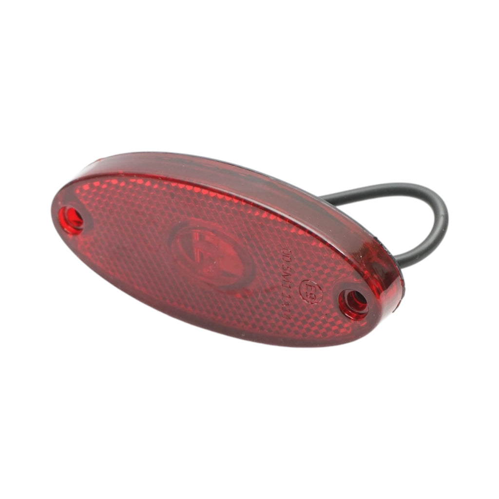 Luce di posizione laterale ovale a LED 12-24V rossa 100x45x14mm Breckner Germany
