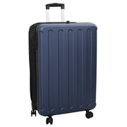 Valigia pieghevole rigida 28" Blu scuro 50x30x76 cm ABS