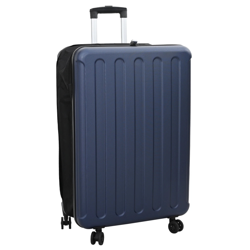 Valigia pieghevole rigida 28" Blu scuro 50x30x76 cm ABS