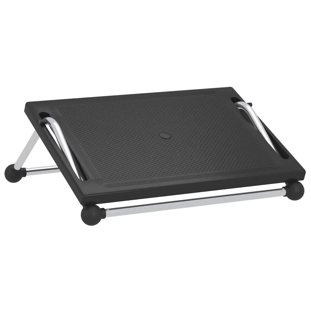 Poggiapiedi Nero 45x40x13,5 cm 51732