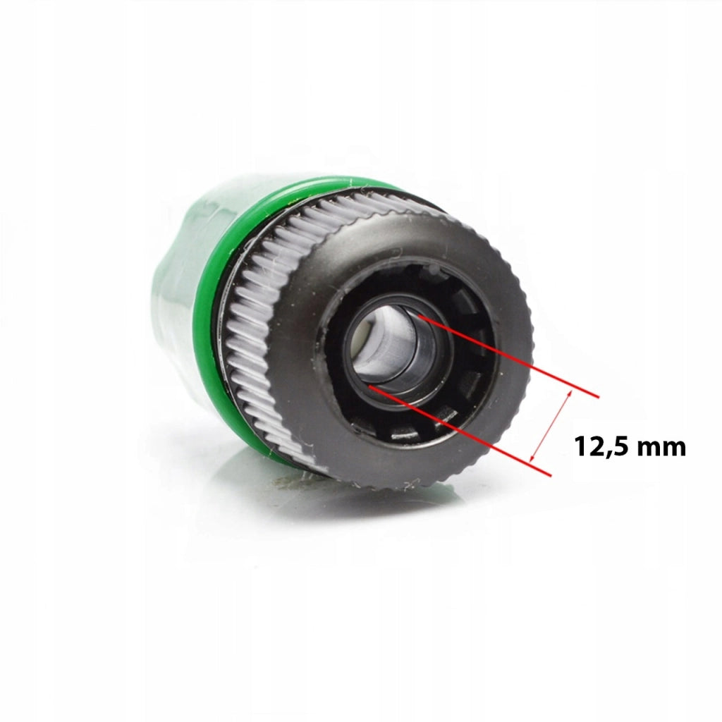 Tubo di Aspirazione 5m 1/2" – PVC Trasparente | 21 Bar | 2 Raccordi Rapidi | Per Idropulitrici e Serbatoi