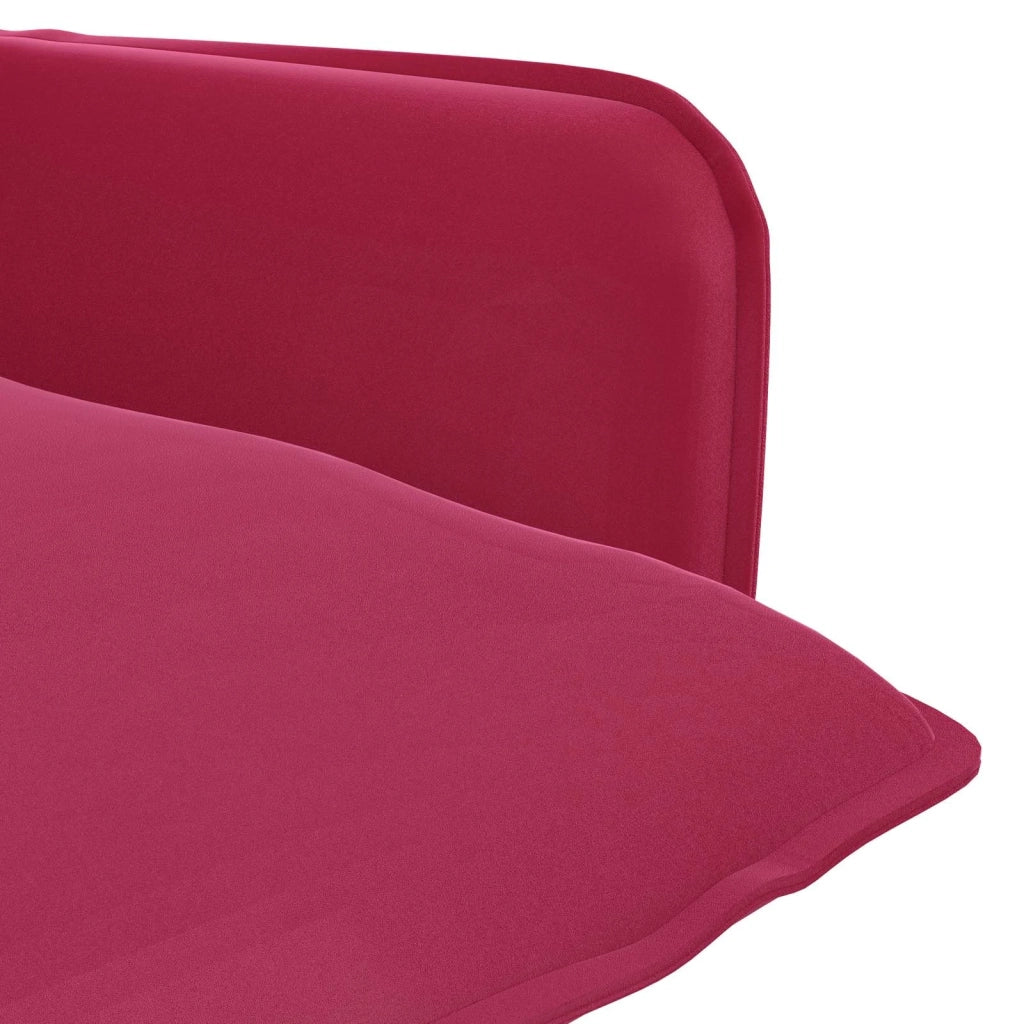 Poltrona Rosso Vino Velluto 42047728