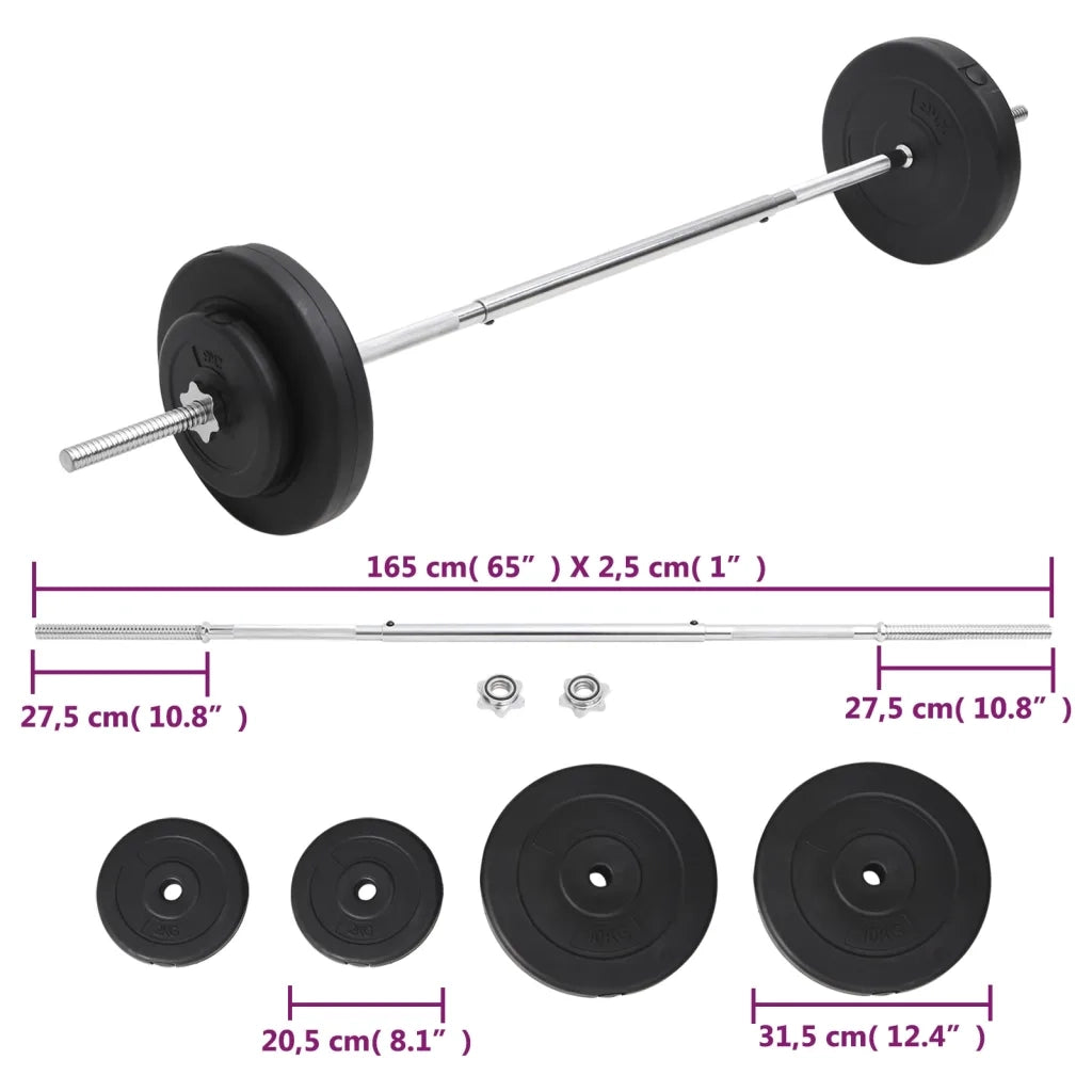 Set Bilanciere con Dischi 30 kg CFW4219932