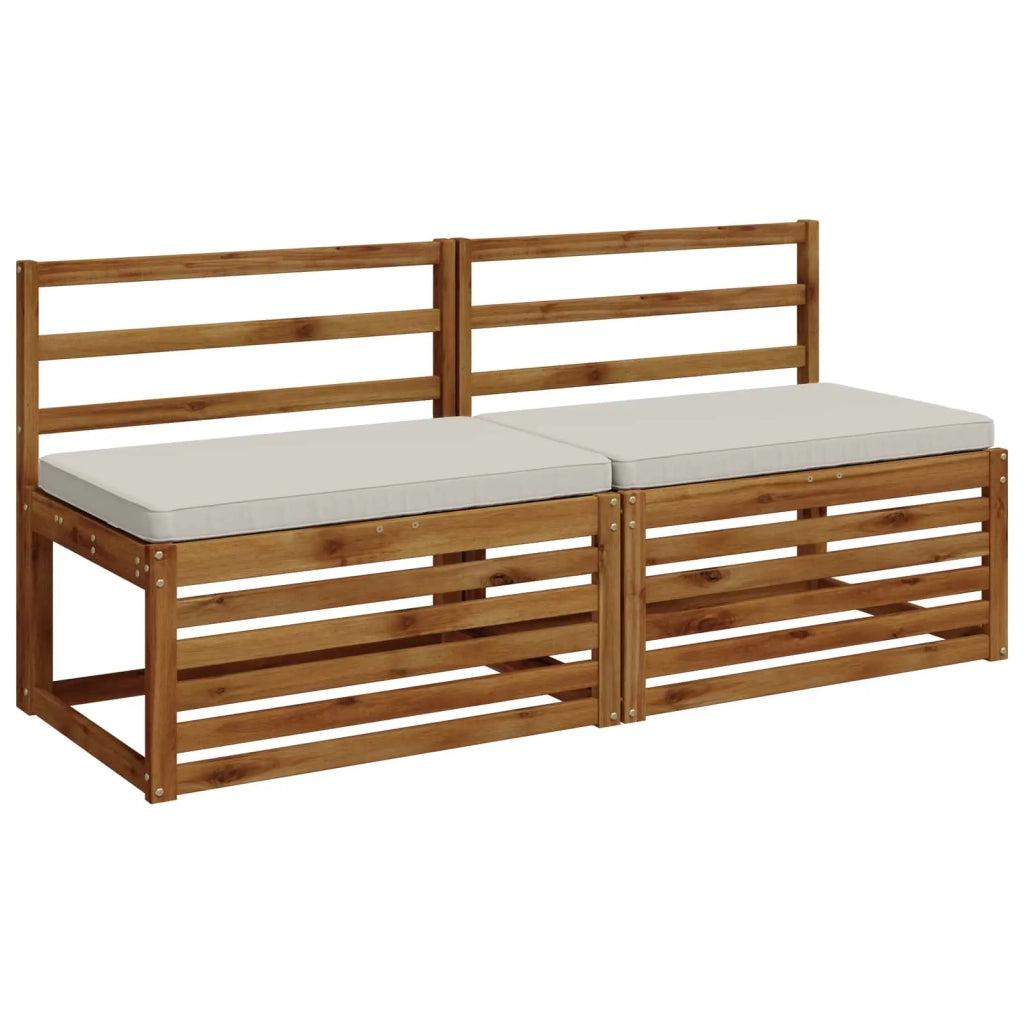 Cuscini per Panchina a 2 Pezzi VUGHT 2 pz 100% Poliestere 951639