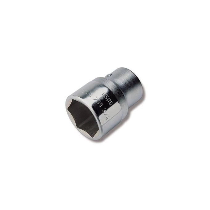 USAG 02353125 Chiavi a bussola 3-4'' Chiave a bussola esagonale 41 mm acciaio cromo vanadio lunghezza 67 mm larghezza 57,3 mm colore Nero