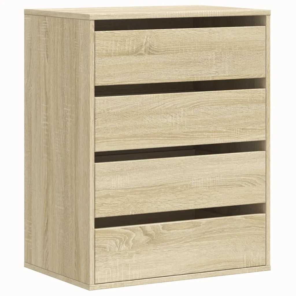 Cassettiera Angolare Rovere Sonoma 60x41x76cm Legno Multistrato CFW1385603