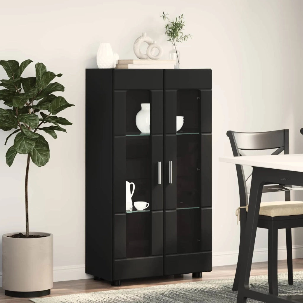 Credenza FLORIN Nero 55,5 x 29 x 100 cm Legno multistrato 880252