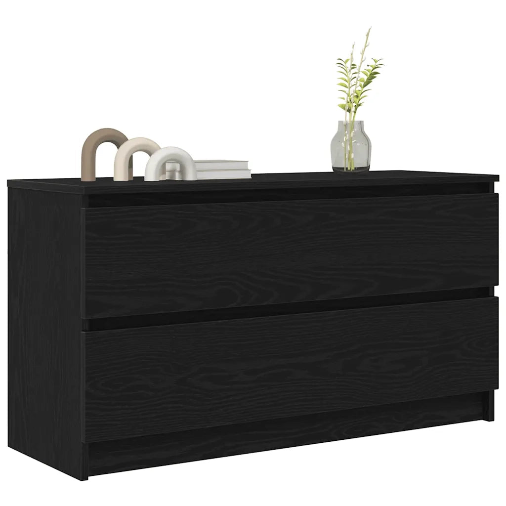 Mobile Porta TV Nero 100x35x54 cm in Legno Multistrato 861806