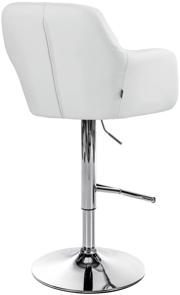 Barhocker Natoma Kunstleder chrom