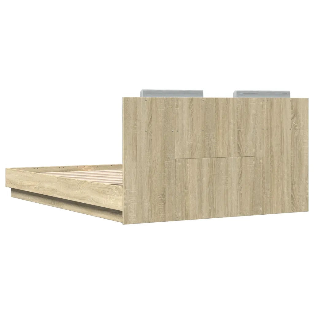 Giroletto Testiera Rovere Sonoma 140x200 cm Legno Multistrato 3209921