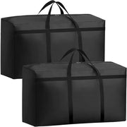 Set di 2 borse per lenzuola - Impermeabili - Grandi valigie per biancheria da letto - 180 litri - Con chiusura a zip
