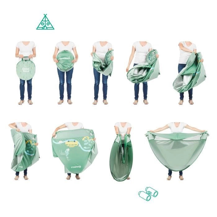 Badabulle Anti-UV Tent for Children, Pop-Up System, FPS 50+ Protection