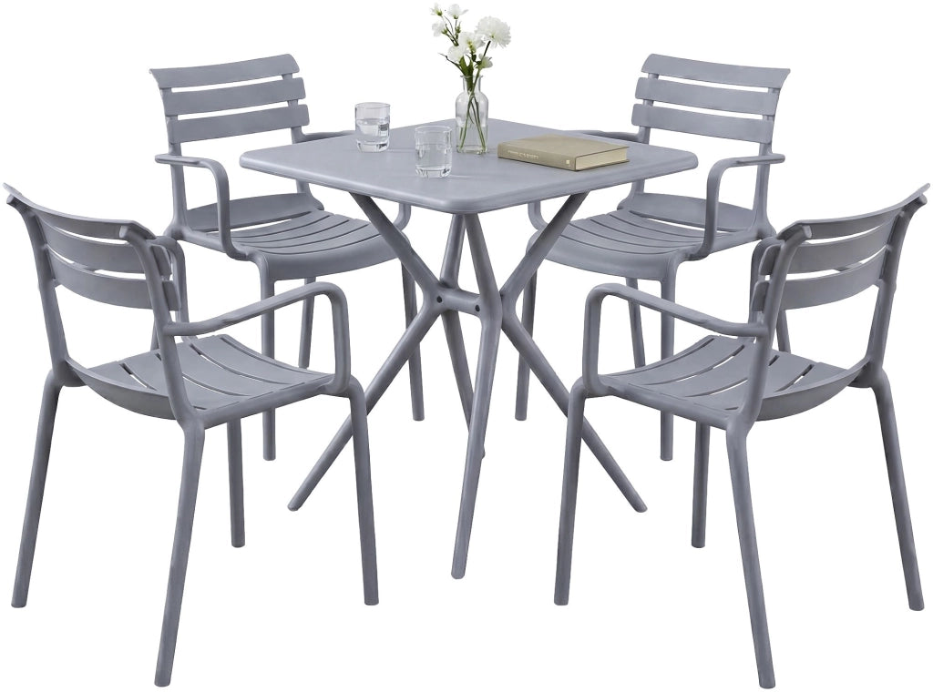 Gartenmцbel-Set Avena mit 4 Stьhlen