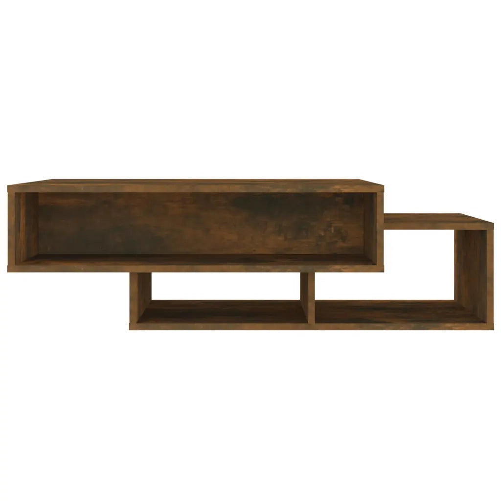Tavolino da Salotto Rovere Fumo 105x55x32 cm Legno Multistrato 815981