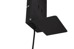 Applique da Interno a LED in Metallo Nero Opaco