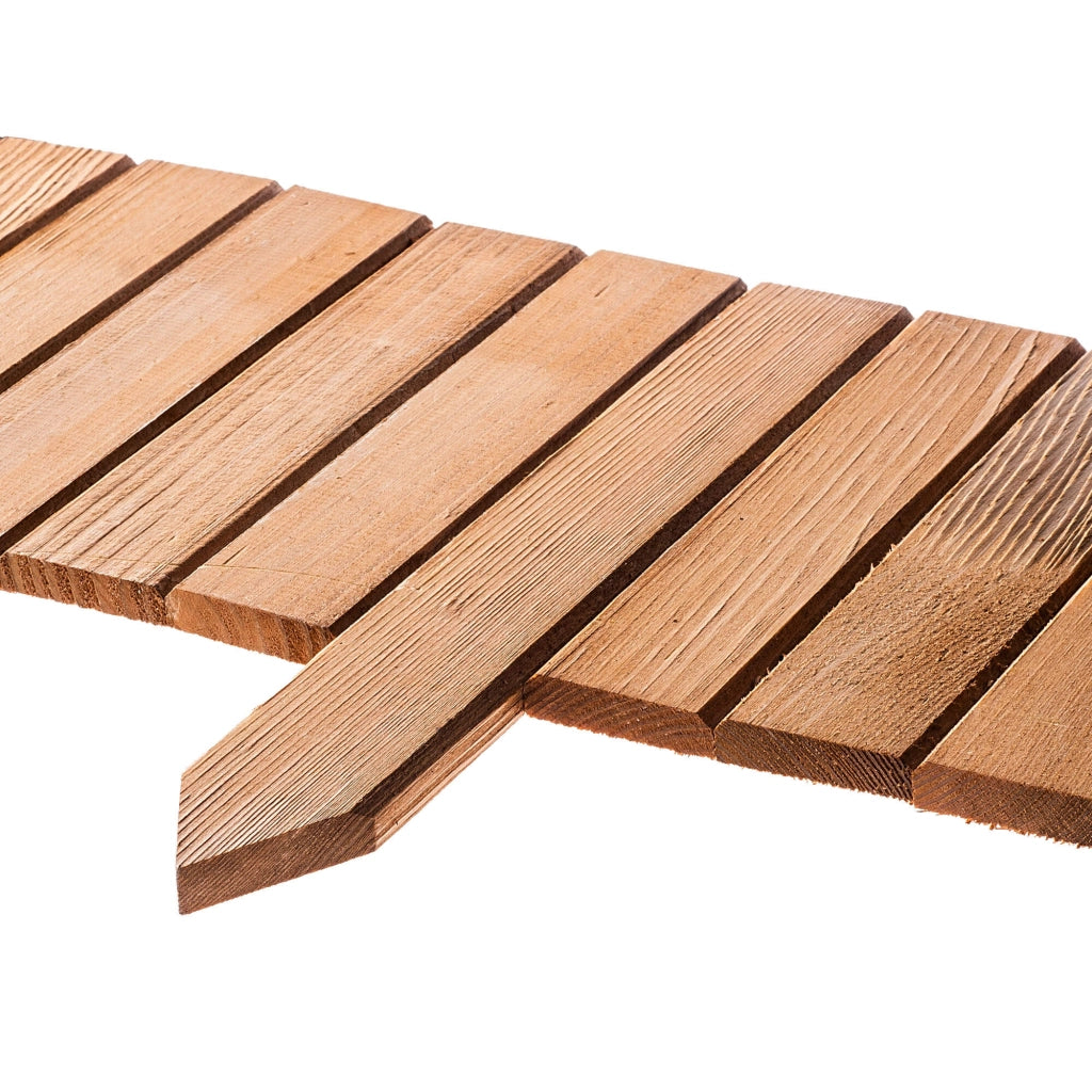 Recinzione da giardino in legno KADAX Palisade, rovere martellato, 20x116