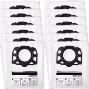 Pacchetto con 10 sacchetti per aspirapolvere Kärcher KWD1, KWD2, KWD3, WD2 Plus, WD3, sostituzione per KFI 357