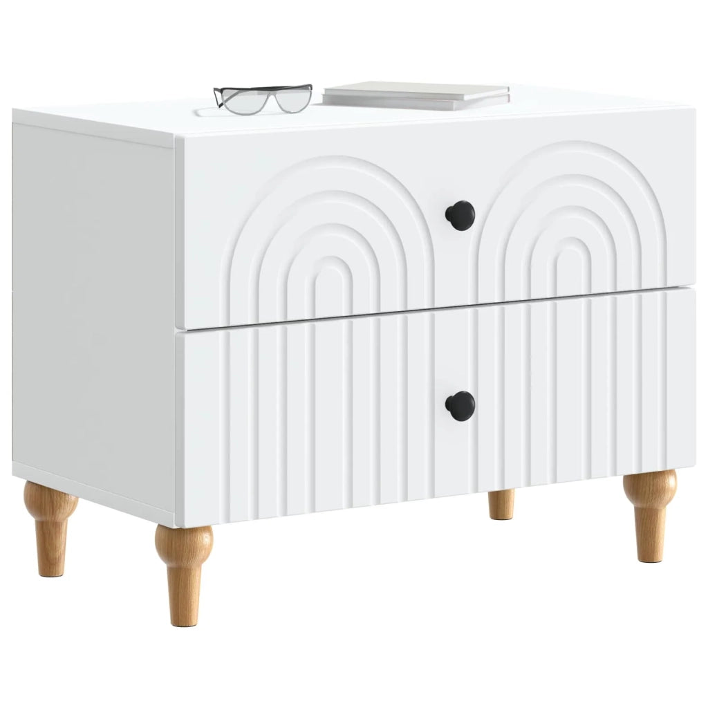 Armadio da Notte Bianco 62 x 34,5 x 48 cm Legno ingegnerizzato 894085