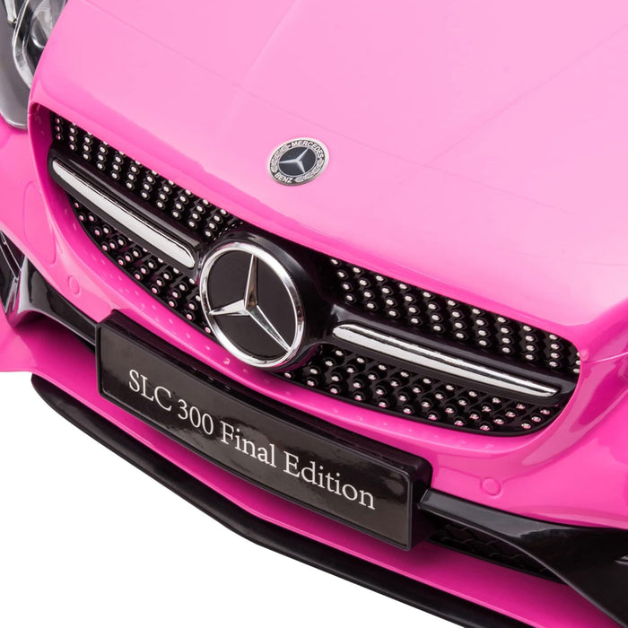 Macchina Elettrica per Bambini Licenza Ufficiale Mercedes SLC 300 "Final Edition" 10,8V 3,1Ah Rosa