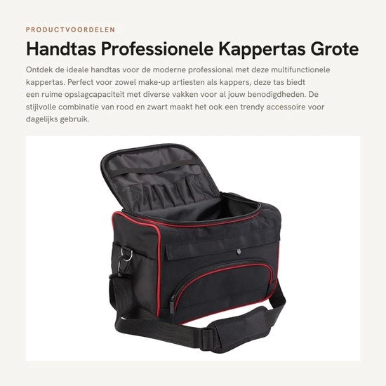 Borsa di Trucco di Grande Capacità - Borsa da Spalla Portatile - Borsa di Gadget Multifunzionale - Borsa in Canapa - 35 x 20 x 24 cm - Borsa di Trucco