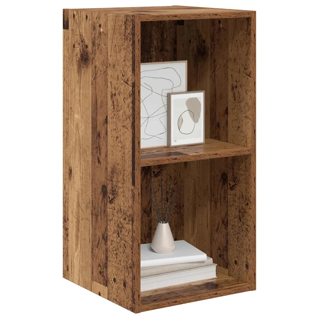 vidaXL Mobile TV da Muro Legno vecchio 37 x 37 x 72 cm