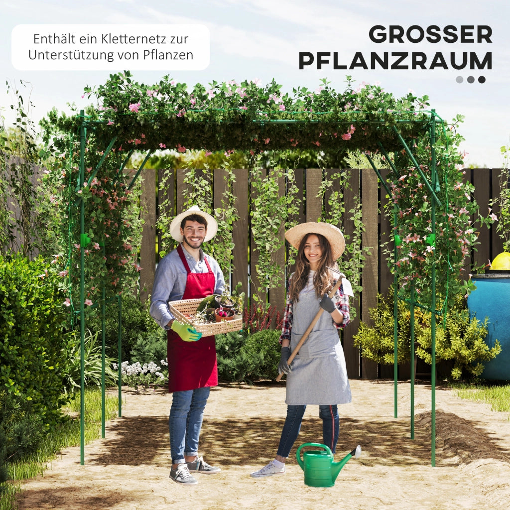 Griglia per piante rampicanti ¨C zephmum ¨C verde 223x223x223 cm