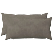 Federa 2 pcs HEERLEN Grigio Chiaro 40 x 80 cm Velluto 909814