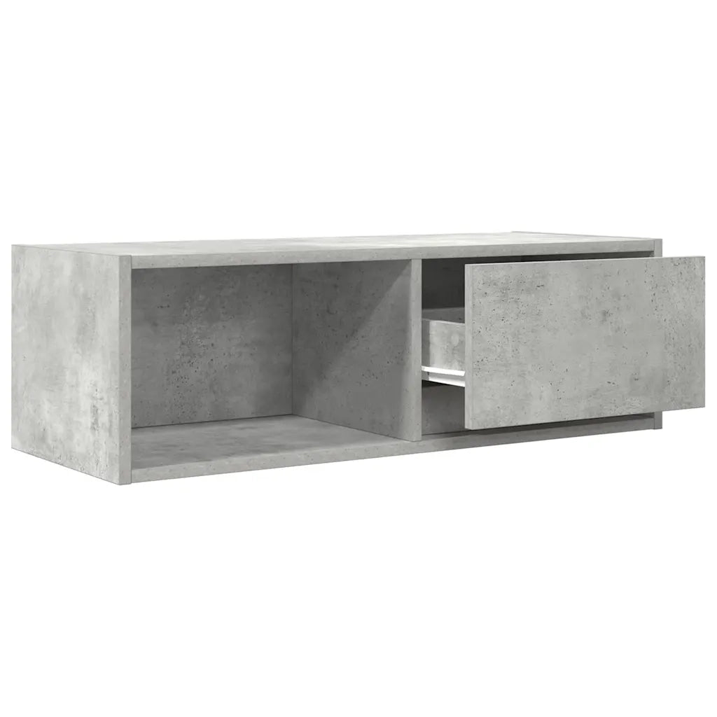 Mobili TV 2 pz Grigio Cemento 80x31x25,5cm in Legno Multistrato 861461