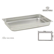 Contenitore in Acciaio Inox per Gastronomia 1/1 53 x 32,5 x 10 cm Agnelli