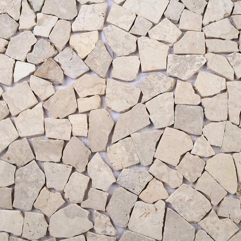 Piastrelle Mosaico Crema 30 x 30 cm Marmo 42033527
