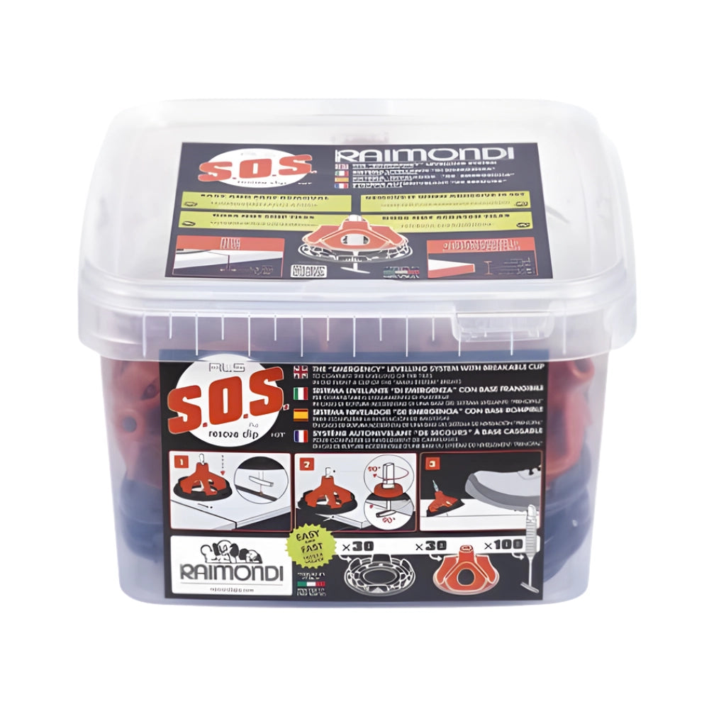 Raimondi kit rls sos sistema livellante basi sos ghiere rondelle antigraffio